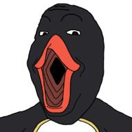 beak black_skin gaping_mouth penguin pingu pingu_(show) red_eyes variant:gapejak // 1080x1080 // 26.2KB