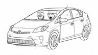 2soyjaks car driving frown glasses open_mouth prius soyjak stubble subvariant:wholesome_soyjak toyota variant:gapejak variant:soyak // 1920x1080 // 157.4KB