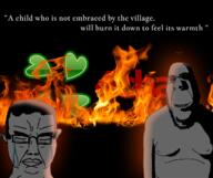 4chan burning chud chud_crying crying qa_(4chan) qa_fucking_won sharty soyjak_party subvariant:hornyson variant:chudjak variant:cobson // 1269x1061 // 901.7KB