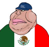 autism autistic big_lips brown_skin cap closed_mouth clothes fat flag:mexico hat lips looking_to_the_left mutt_lips nose obese variant:meximutt white_background // 888x849 // 64.9KB
