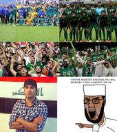 arab arabic_text arm beard bloodshot_eyes brown_skin clothes crying flag flag:iraq flag:saudi_arabia glasses hat iraq open_mouth pointing saudi_arabia soyjak taqiyah text variant:chudjak // 2370x2682 // 1.1MB
