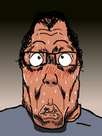 blushing face funny_face gradient_background great_teacher_onizuka gto horny lips raised_eyebrow series:flipjaks shading sweating teeth variant:markiplier_soyjak // 600x800 // 35.3KB