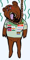 Warrior-Z(user) brown_skin flag:india flag:iraq flag:norway flag:transgender_pride_flag rope variant:impish_soyak_ears // 986x1941 // 212.1KB