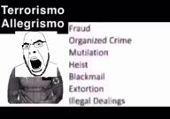 angry animated blackmail criminal extortion fraud glasses heist italian_text kidnap music nazism open_mouth pandemic sound soyjak stubble swastika text theft torture variant:cobson video // 682x480, 12.8s // 1.8MB