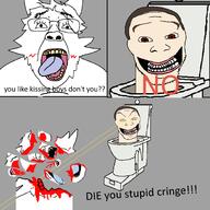 animal astro_toilet bloodshot_eyes boykissersilly_cat brown_eyes brown_hair cat dead furfag furry giant_flying_skibidi_toilet glasses gore gums laser laser_eyes male_09 neck nose open_mouth pedophile skibidi skibidi_toilet skibidi_toilet_5 smile spine subvariant:trannyfur teeth text toilet tongue_out variant:bernd variant:feraljak // 2000x2004 // 147.7KB
