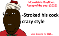 2025 black_skin fez flag:morocco glasses meta:revjak morocco morostein_(user) nigger recap smile stubble subvariant:wholesome_soyjak text variant:gapejak white_background year