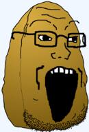 glasses nut objectsoy open_mouth plants_vs_zombies soyjak stretched_mouth stubble variant:soyak video_game walnut // 594x876 // 38.4KB