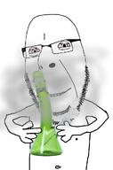 bong eyelids high holding_object no_eyebrows pickle_rick red_eyes rick_and_morty stubble variant:cobson weed // 676x1021 // 203.3KB