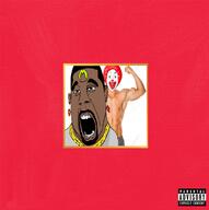 album_cover big_ronald_cock black_skin brc buck_breaking bwc clothes earring grey_eyes hair kanye_west music necklace open_mouth ronald_mcdonald sex soyjak tshirt variant:cobson // 633x636 // 432.6KB