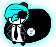 bald blue_skin clothes cyan_skin edward_(fundamental_paper_education) epx7fclhdrp_(namefag) fundamental_paper_education gill_koyim_(namefag) glasses glowing hat jewish_nose judaism kippah meta:namefags mossad smile stubble sunglasses teeth trend:glowie variant:edwardjak // 574x476 // 50.1KB