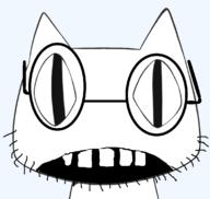 animal anime cat nichijou variant:unknown // 1133x1074 // 163.7KB