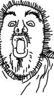 crazed hair hairy open_mouth stubble variant:tardson // 419x759 // 56.2KB