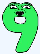 green green_skin looking_at_you nine number numberjacks open_mouth series:numberjaks transparent_background variant:bernd // 262x360 // 4.0KB