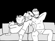 animated closed_eyes closed_mouth clothes couch crossed_arms dance ear ext=mp4 full_body glasses hair hand looking_at_you looking_to_the_left looking_to_the_right multiple_soyjaks open_mouth pointing sad side_profile singing smile stubble subvariant:chudjak_front subvariant:wholesome_soyjak variant:chudjak variant:feraljak variant:gapejak variant:impish_soyak_ears variant:two_pointing_soyjaks video // 764x576, 10.6s // 570.4KB