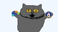 animal cat cat_ear catjak central_intelligence_agency datamining feline gaping_mouth glasses ias jak matomo soot soyjak_party stubble variant:catjak // 960x533 // 43.4KB