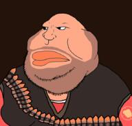 bullet closed_mouth heavy_(tf2) stubble team_fortress_2 variant:meximutt // 888x849 // 39.7KB