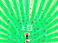 aura clothes drinking glasses glowing glowing_eyes green japanese_text lightning open_mouth red_eyes rock silk_soymilk soy_milk soyjak stretched_mouth stubble subvariant:soyak_soymilk super_saiyan text variant:soyak // 3584x2708 // 741.5KB