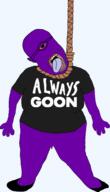 nate always_goon goon hanging minion never_goon purple_skin tiny_penis // 1375x2392 // 461.5KB
