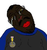 award black_skin clothes crying jakparty_soy smile subvariant:chainsaw_bernd trend:jartycuck trend:slopjak variant:bernd // 902x952 // 72.4KB