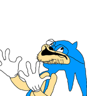 glasses glove hair looking_up meme mouth_open onion_ring open_mouth sega sonic sonic_the_hedgehog stubble transparent_background variant:danksanic variant:unknown // 1242x1377 // 134.0KB