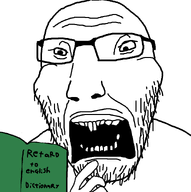 Subvariant:betajak dictionary english_text glasses hand nose reading variant:wolfjak // 898x903 // 45.3KB