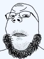 angry glasses neckbeard shaved soyjak stubble subvariant:neckbeard_gapejak template transparent transparent_background variant:gapejak // 600x800 // 99.6KB