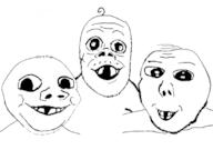 3soyjaks baby deformed mustache smile soyjak subvariant:jacobson subvariant:nathaniel variant:a24_slowburn_soyjak variant:david variant:gapejak // 800x561 // 72.9KB