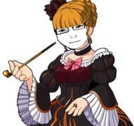 beatrice dress glasses hair soyjak subvariant:lawrence umineko variant:markiplier_soyjak // 507x479 // 220.6KB