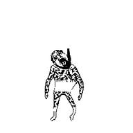 animated arm dance full_body glasses hand hanging leg open_mouth rope soyjak stubble tranny variant:bernd // 255x255 // 310.4KB