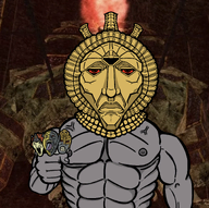 buff dagoth_ur gray_skin holding_an_object i_hate mask morrowind muscles nipple red_eyes variant:markiplier_soyjak vein video_game // 2205x2189 // 3.9MB