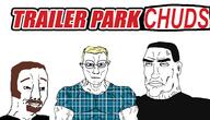 black_shirt bubble closed_mouth julian red_shirt ricky subvariant:muscular_chud subvariant:perceptive_chud trailer_park_boys variant:chudjak // 2616x1500 // 324.9KB
