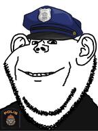 clothes ear hat police smile soyjak stubble sweden variant:impish_soyak_ears // 598x800 // 137.2KB