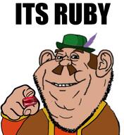 gem its_over its_ruby meme morshu ruby text variant:impish_soyak_ears youtube_poop ytp zelda // 1445x1579 // 1.2MB