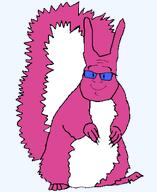 animal blue_glasses doll doll_(user) pink_hair series:animaljaks squirrel squirreljak subvariant:feralsquirrel variant:feraljak // 680x830 // 16.0KB