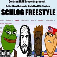 album_cover amphibian ext=mp4 freestyle frog marioman7890 meta:namefags moonmetropolis_(user) music nas:pepe pepe_the_frog rap schlog soyjak_blog stephen_(schlog) subvariant:chudplier telnet_(cordpedo) variant:chudjak variant:goldberg variant:impish_soyak_ears variant:markiplier_soyjak // 640x640, 82.8s // 2.0MB