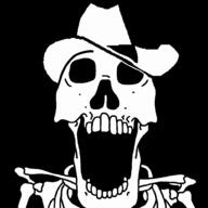 clothes cowboy_hat ghost_(btr) hat open_mouth series:skeletonjaks skeleton soyjak variant:markiplier_soyjak // 1000x1000 // 9.9KB