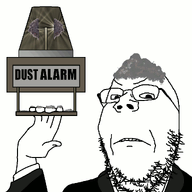 alarm animated arm clothes dust frown glasses hand holding_object necktie police_light sign soyjak stubble suit text variant:gapejak // 1070x1172 // 490.2KB