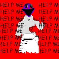 big_eyes black_eyes black_text blood bloody_eyes creepy edgelord edgy flesh floating ghost gore_of_my_comfort_character goth gothic missing_parts op_is_a_nigger open_mouth purple_skin red_background scribbles skirt strange trans_rights_are_human_rights variant:soytan weird // 2000x2000 // 515.9KB