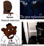 2015 angry arm black_skin charleston clenched_teeth dylann_roof i_heart june june_17 mass_shooter massacre nas:tyrone natural_selection nigger open_mouth racism seething sheeeit shieet subvariant:science_lover tyrone variant:markiplier_soyjak variant:soyak variant:tyronejak // 466x480, 22.9s // 558.7KB