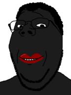 african_american black_face dark_skin nigger red_lips variant:gapejak wholesome // 600x800 // 28.4KB