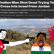 ack arab blood brown_skin chud closed_mouth country crying dead death english_text flag:india flag:jordan gun india indian israel jordan kerala muslims news open_mouth pajeet shooting smile smiley_face tongue variant:bernd variant:chudjak // 2048x2048 // 650.5KB