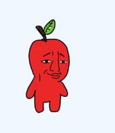 apple closed_mouth food fruit full_body midget_apple redraw series:fruiterz! smile soyjak variant:chudjak // 736x853 // 55.0KB