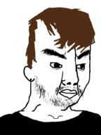 chud chudcel churka_tom closed_mouth meta:tagme soyjak stubble tomdark turkey_tom variant:chudjak // 750x1000 // 100.5KB