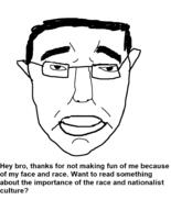 closed_mouth glasses hair soyjak subvariant:pol_face text variant:chudjak // 766x950 // 45.8KB