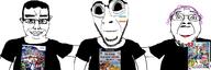 arm bald clothes glasses hand i_would_never lipstick map_(pedophile) nintendo pedophile pedophilia purple_hair smile stubble subvariant:chudjak_front subvariant:hornyson super_smash_bros super_smash_bros_brawl super_smash_bros_melee super_smash_bros_ultimate torso tranny variant:bernd variant:chudjak variant:cobson video_game // 2312x772 // 672.6KB