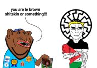 3soyjaks blond blue_eyes brimstone chud israel israeli jew_nose jewish_nose jews map_(pedophile) mossad mutt mutt_lips nkvd palestine palestinian pedophile sonnenrad sonnenrand soyjak subvariant:impish_amerimutt trend:aryan unbothered unbotheredchud variant:chudjak variant:gapejak variant:impish_soyak_ears zionism zionist // 1334x947 // 396.0KB