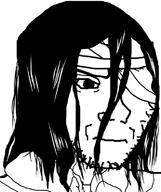 anime attack_on_titan clothes concerned eren eyepatch frown hair soyjak stubble variant:soyak // 632x756 // 87.7KB