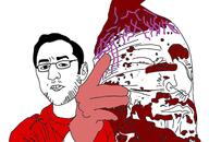 Justin_mohn aliased beheaded blood dead decapitation holding_object meta:tagme murder open_mouth total_tranny_death tranny variant:chudjak // 1577x1071 // 478.8KB