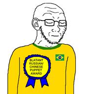 arm award badge brazil china ear eyes_closed flag flag:brazil glasses russia smug stubble variant:soyak // 600x600 // 21.6KB