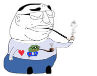 amphibian artist:sectionalism frog glasses heart i_love kohler nas:pepe pepe pepe_the_frog pipe smile smoke soyjak subvariant:kohler tobacco variant:chudjak variant:cobson // 2627x2072 // 366.1KB